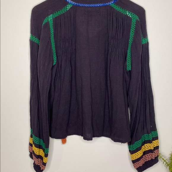 Urban Outfitters • Rainbow • Boho • Peasant Sleeve - Picture 7 of 11